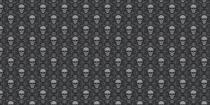 1680x1050 Skulls, Dark, Patterns, Tile, Small, Medium, Large :: Wallpapers