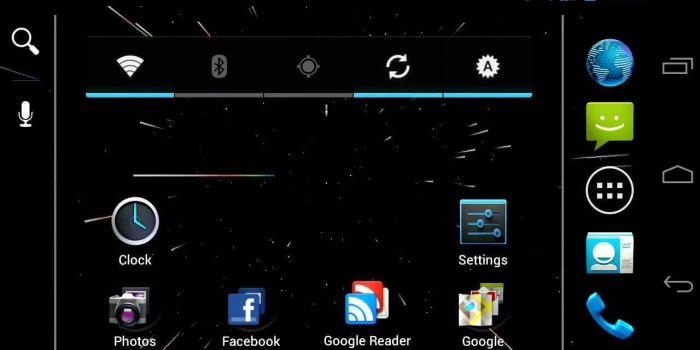 1280x720 Starfield 3D Live Wallpaper 2.0 on Galaxy Nexus