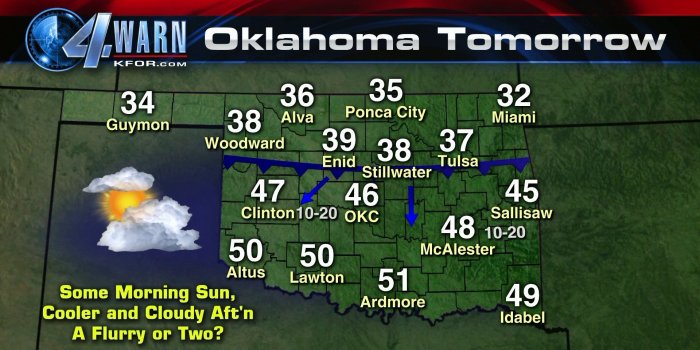 1920x1080 Flurries possible Sunday afternoon, evening | KFOR.com
