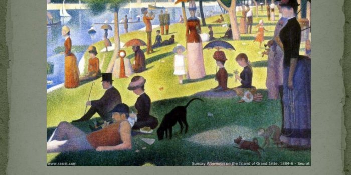 1024x768 PPT - A Sunday Afternoon on the Island of La Grande Jatte – George