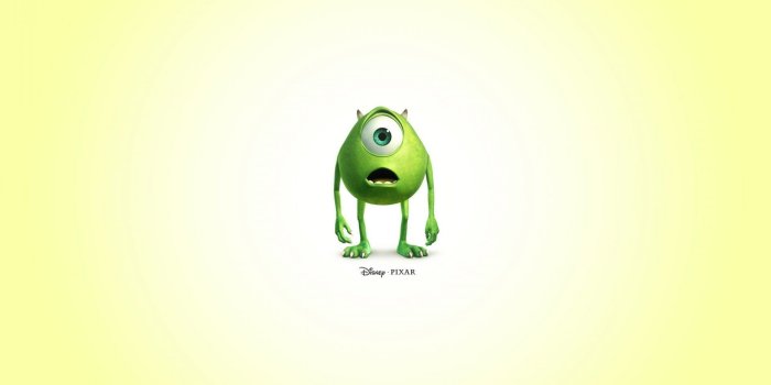 1920x1200 Disney Pixar logo, Disney Pixar, Mike Wazowski, Monsters, Inc