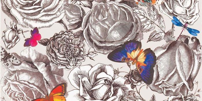 1024x1024 Butterfly Garden Wallpaper in 2019 | Print.Pattern.Paint | Osborne