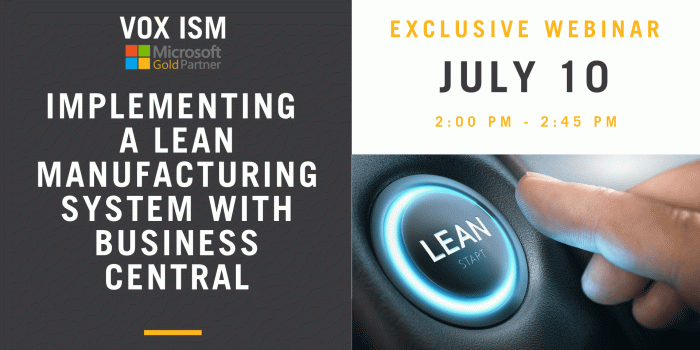 1920x1080 Implementing a Lean Manufacturing system with Business Central