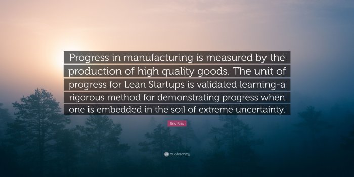3840x2160 Eric Ries Quote: “Progress in manufacturing is measured by the