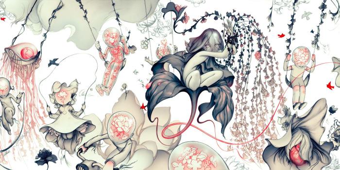 2132x700 James Jean Wallpaper (28+ images) on Genchi.info