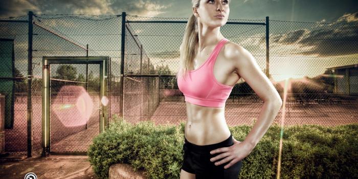 1680x1050 Girl Blonde Athlete Fitness Sport #6966901