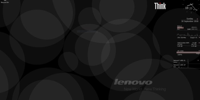 1920x1080 IBM/Lenovo ThinkPad wallpapers and other customization files : thinkpad