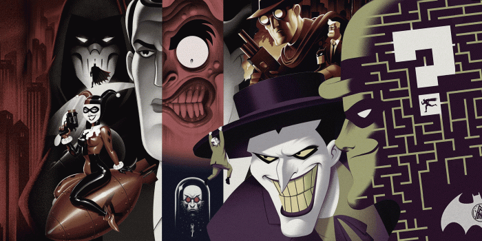 3440x1440 Batman Animated Series Wallpaper requested by /u/GhoulslivesMatter