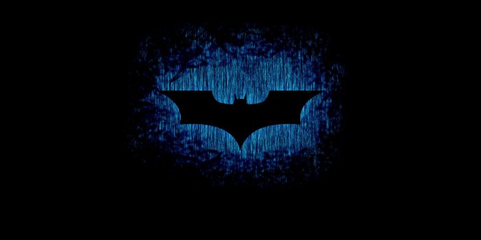 2560x1440 Download 2560x1440 wallpaper batman, sign, logo, dark, minimal, dual