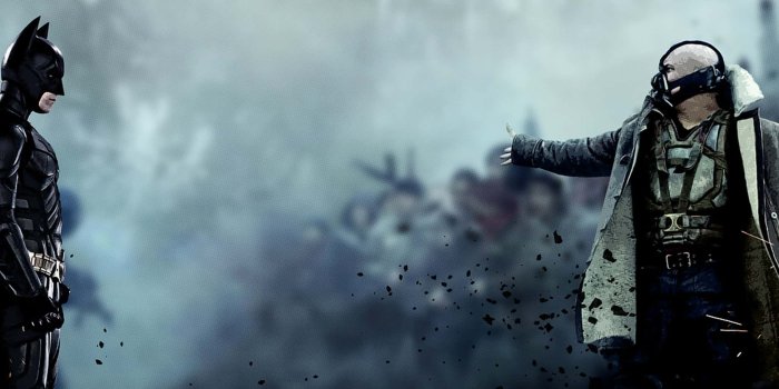 3840x1080 The Dark Night Rises Batman VS Bane Dual Monitor Wallpaper | Pixelz