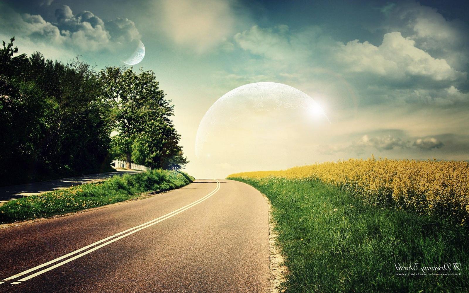 1920x1200 Two Suns Dream World, HD Digital Universe, 4k Wallpapers, Images