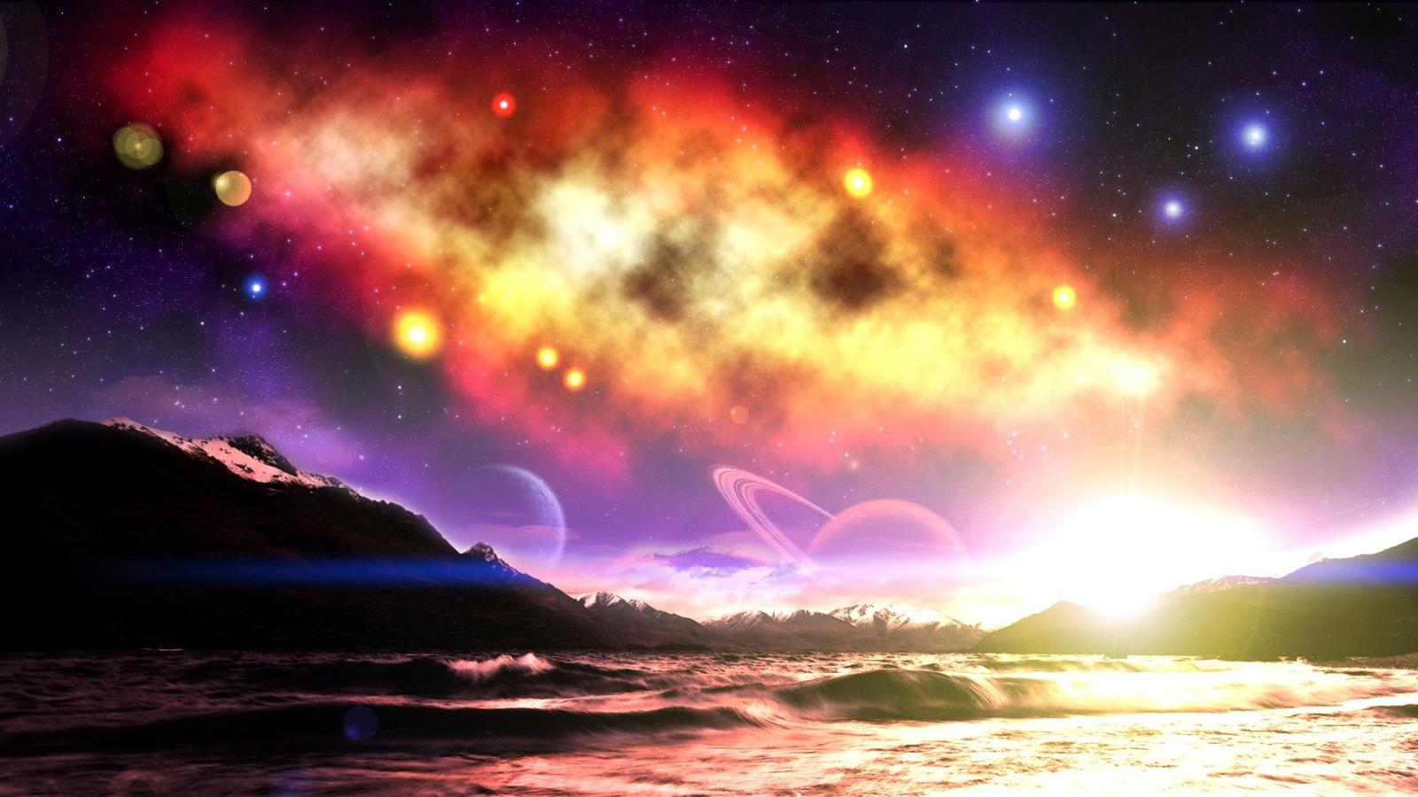 1920x1080 Wallpaper The dream world of the charming sky 1920x1080 Full HD 2K