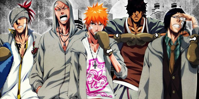 1823x1083 Anime series bleach kurosaki ichigo cool characters orange hair guys