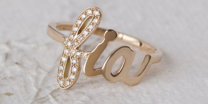 1024x768 Diamond Initial Name Ring – Rimon fine jewelry