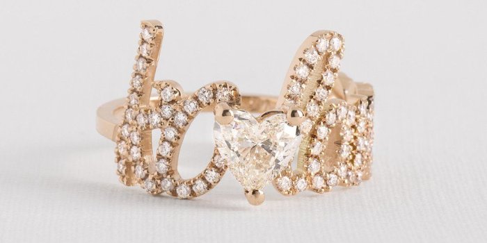 1024x768 Diamond Heart Name Ring – Rimon fine jewelry