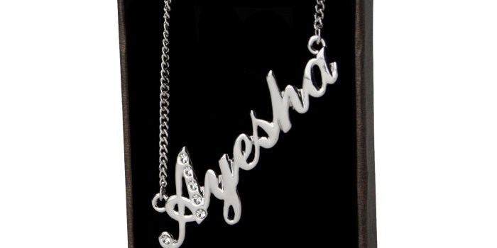 1536x1280 18 Karat Gold Plated Name Necklace AYESHA