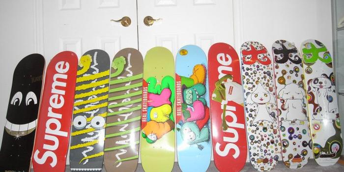 1024x768 Skateboard collection Kermit Supreme, Classic Supreme, DGK…