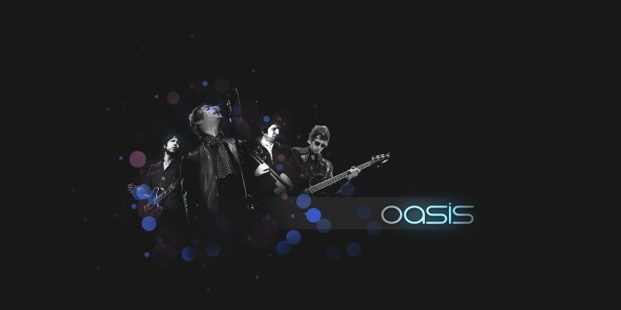 1920x1080 Download wallpaper 1920x1080 oasis, band, members, sign, instruments