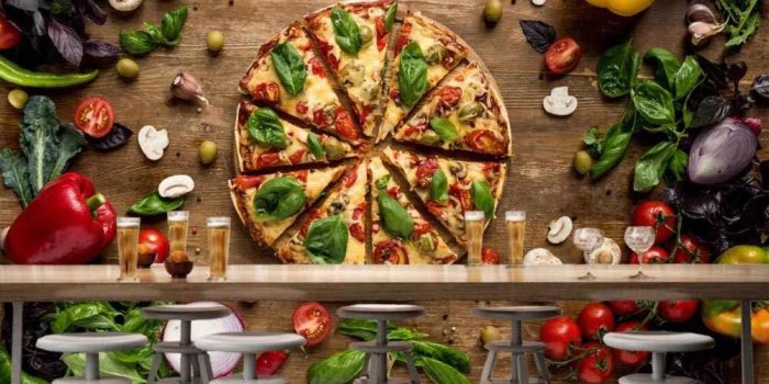 1000x800 Papel de parede Fast food Pizza Vegetables Food 3d wallpaper,living room  kitchen fast food shop cafe restaurant KTV bar murals