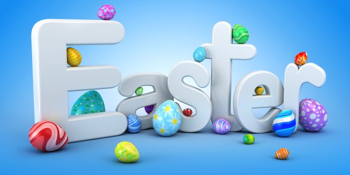3840x2400 Wallpapers Easter English Multicolor Eggs 3D Graphics Food 3840x2400
