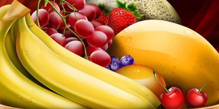 1366x768 Fruits 3d hd #wallpaper - HD Wallpapers