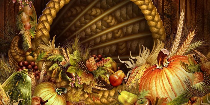 1920x1200 Thanksgiving 3D Wallpapers