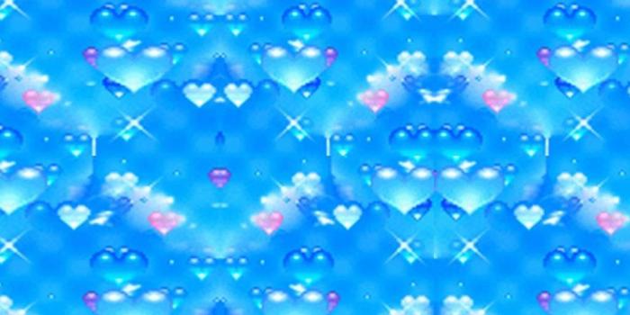 1024x768 Blue Hearts Wallpapers