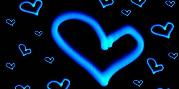 1280x1024 Blue Heart Wallpapers