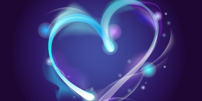 1920x1080 Blue Heart ❤ 4K HD Desktop Wallpaper for 4K Ultra HD TV • Wide