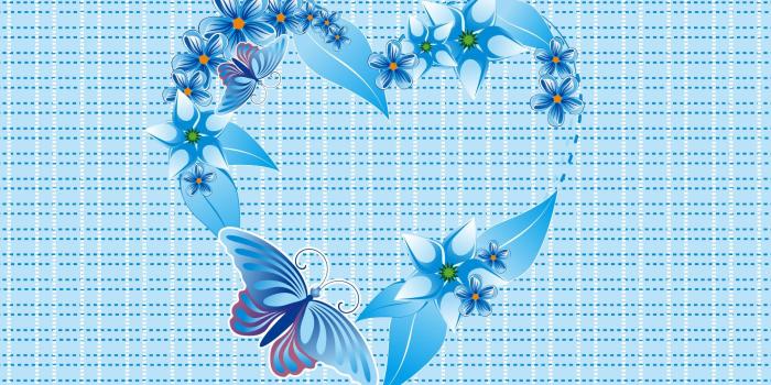 1920x1200 Blue heart HD Wallpaper