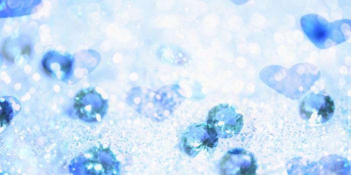 1332x850 Wallpaper blue, Hearts, diamonds images for desktop, section