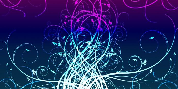 1400x1200 Flowers: White Swirling Hearts Swirls Purple Flowers Pink Flower