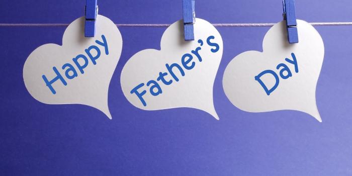 2560x1440 Wallpaper Father's Day, event, dad, love, blue, hearts, Holidays