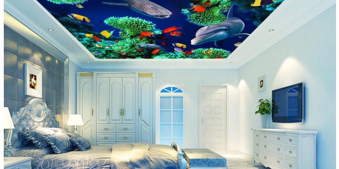 1149x861 3d wallpaper custom photo ceiling mural wallpaper Underwater World Dolphin  School living room wall paper Zenith mural wallpaper decoration