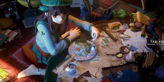 1270x706 School Girls Anime 3D Wallpaper | Wide Wallpapers