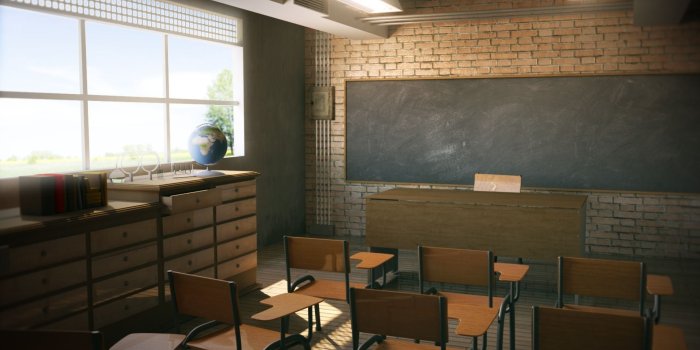 1920x1080 Class Room School | 3D model