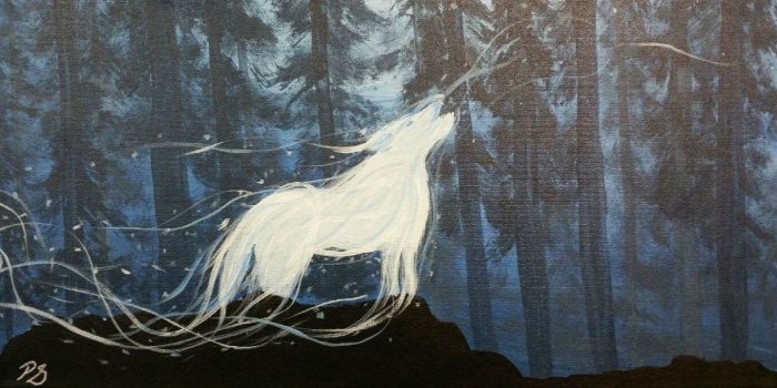 1379x681 Patronus Painting at PaintingValley.com | Explore collection of