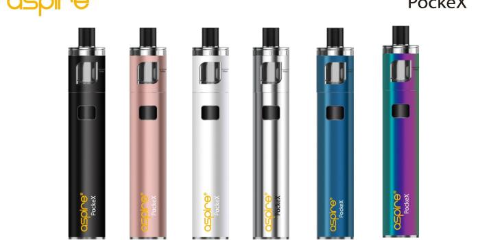1920x1080 Authentic Aspire PockeX Pocket AIO Kit with 1500mah Battery Capacity & 2ML  e-Juice Capacity PockeX All-in-One Device vape kit
