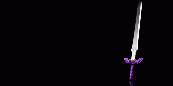 1600x900 3D Community Glunten: Master Sword Wallpaper (Updated Model)
