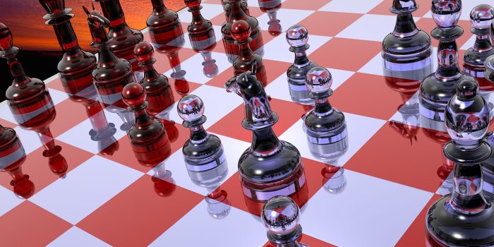 2000x1500 Cool And Beautiful 3D Chess Glass Wallpaper | WallpaperLepi