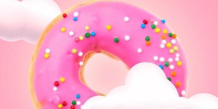 750x1396 Cute Donut & Clouds Wallpaper 