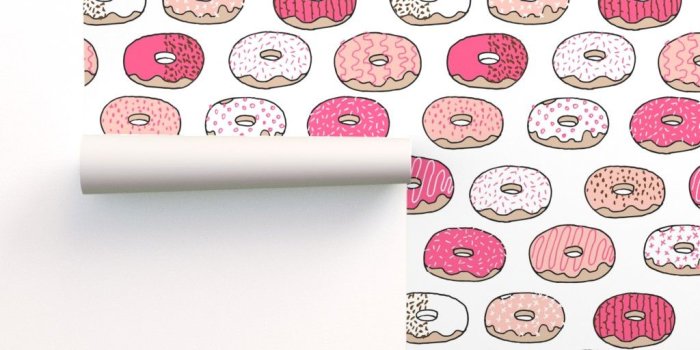 1024x1024 donut // pink pastel cute donuts on Isobar by andrea_lauren
