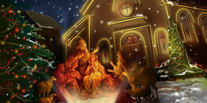 1920x1080 62+ Religious Christmas Wallpapers on WallpaperPlay