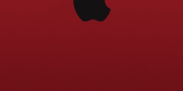 750x1334 iPhone Wallpaper Apple Logo Red Black | iPhone Wallpaper in 2019
