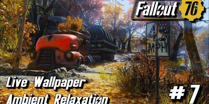 1280x720 Fallout 76 Relaxation Live Wallpaper #7 (15 min)