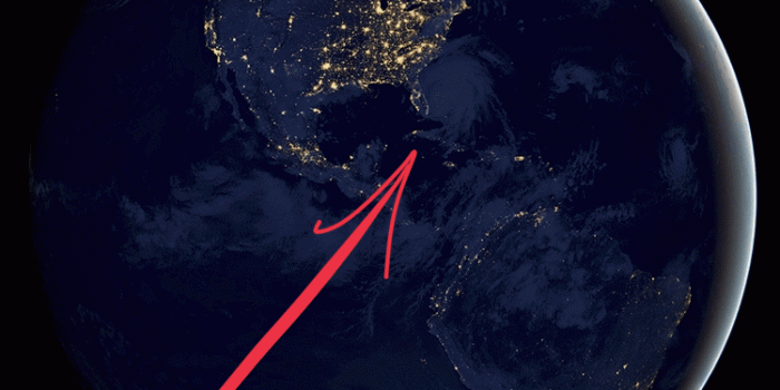 750x1334 There's a hurricane over Florida in one of iOS11's stock wallpapers