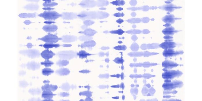 1000x1000 Retro Tie Dye Abstract Blue and White Wallpaper