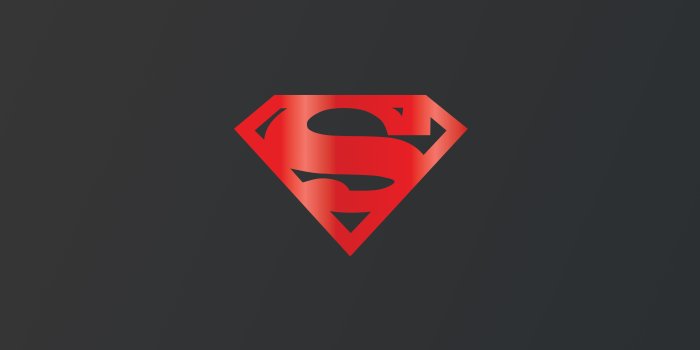 7680x3420 Wallpaper Superman, Logo, Dark background, 4K, 8K, Minimal, #15056