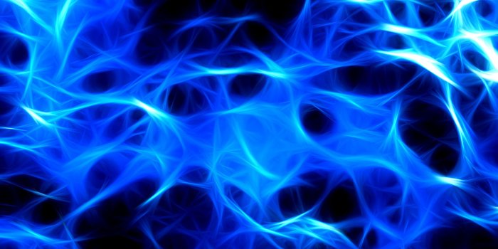 2560x1600 Fractal Art, Blue, Flame, Electric Blue, Illustration MacBook Pro 13