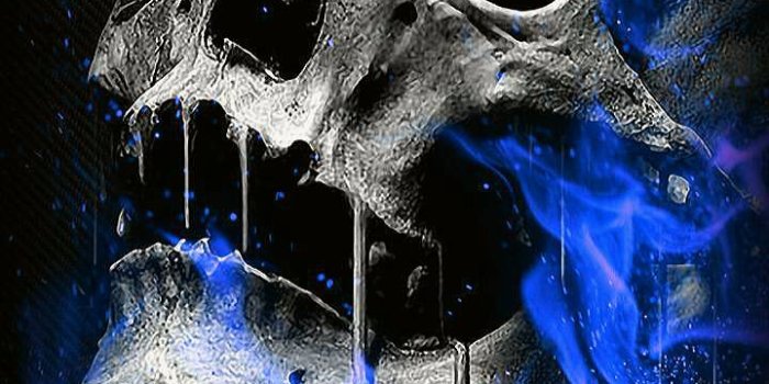 720x1280 Blue flame skull Wallpaper by BigDaddyJ1387FLA - cb - Free on ZEDGE™